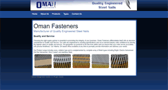 Desktop Screenshot of omanfasteners.com